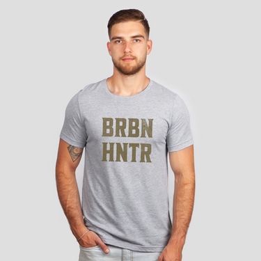 bourbon hunter gray shirt